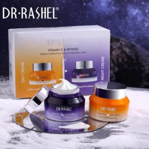 DR RASHEL Vitamin C and Retinol Daytime Brightening & Night Anti-aging Face Cream Kit